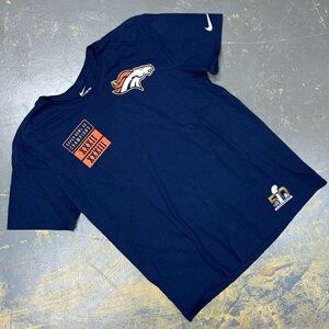 Nike Denver Broncos Super Bowl Shirt 561416-41S XL Legend Status NFL